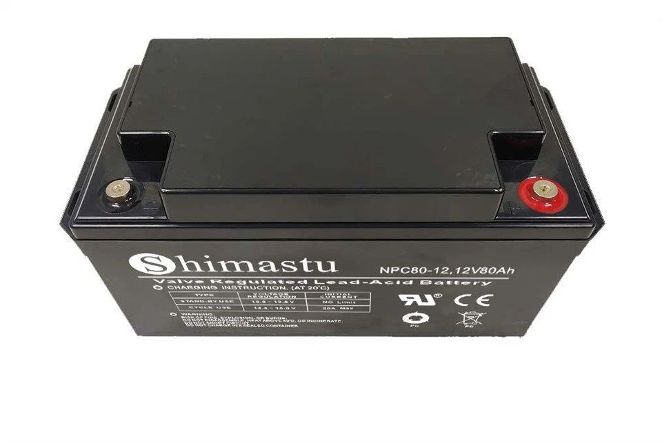 12V 80Ah Deep Cycle-accu