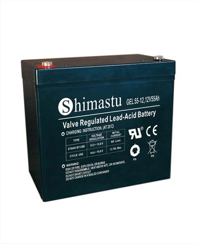 12V 55Ah GEL-accu